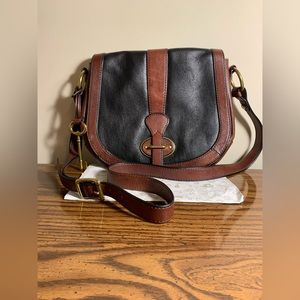Fossil Vintage Leather Shoulder/Crossbody Bag